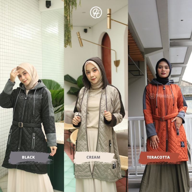 ⭐BUY 1 GET 2 GIFT⭐  HIJACKET® QUEENBEE JAKET MUSLIMAH ORIGINAL-3