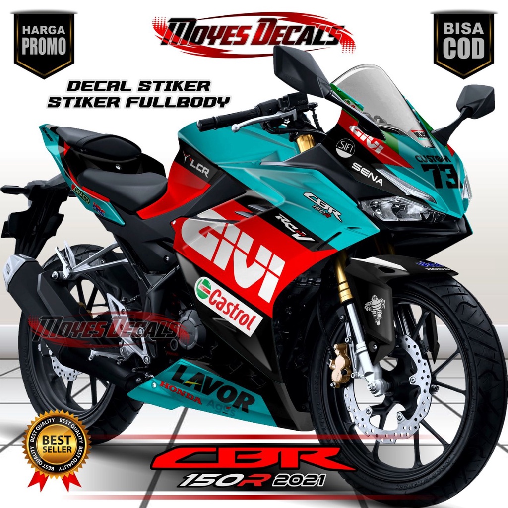Bisa COD TERBARU. Decal stiker new cbr 150 2021 full body.decal stiker honda new cbr 2021. cbr 150 2