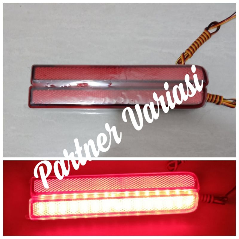 Toyota New Agya Ayla 2017 Reflektor Lampu Bemper Belakang