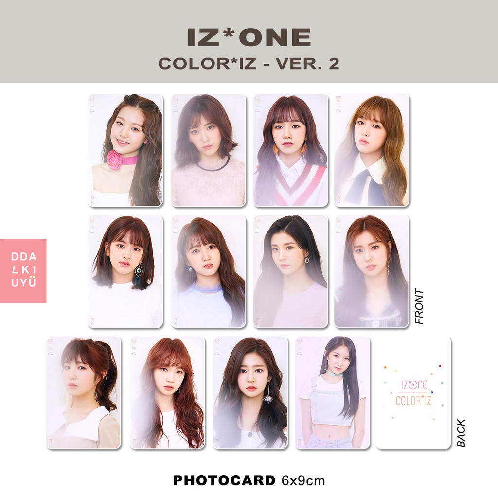 IZ*ONE - photocard [COLOR*IZ] ver. 2
