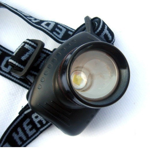 Headlamp Senter Kepala TRLIFE 3W LED Zoom Telescopic Outdoor Camping