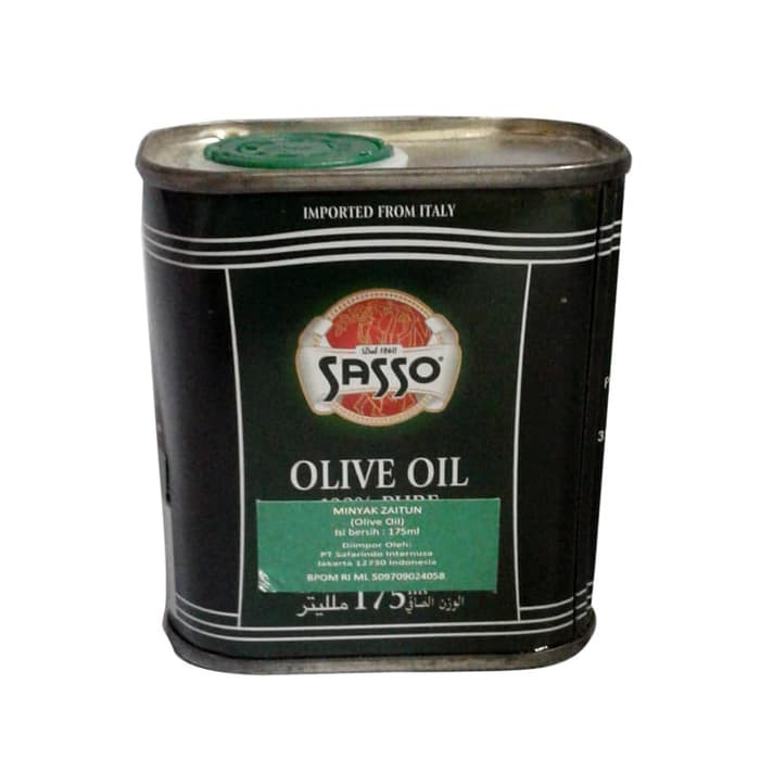 

Minyak Zaitun Kaleng Olive Oil Sasso Italy 175 ml