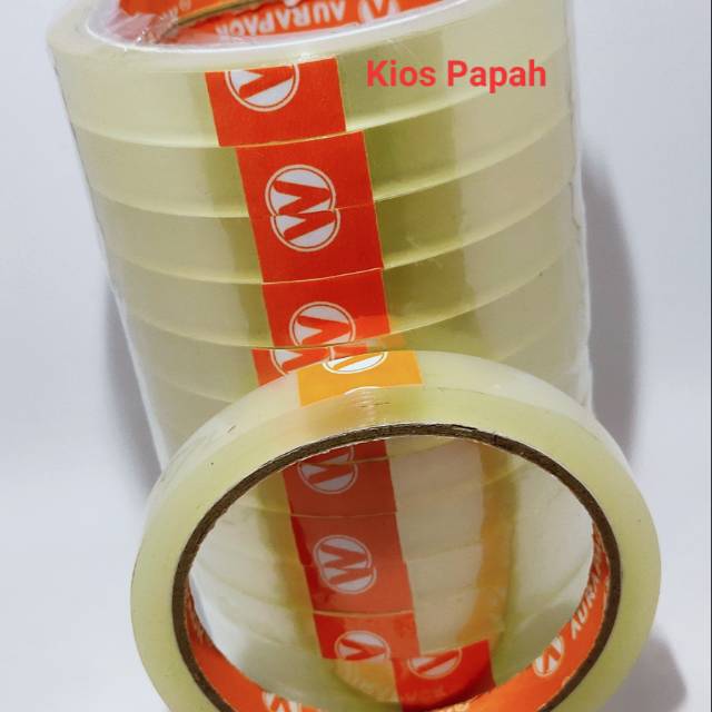 

Solatip isolasi lakban bening 12mm