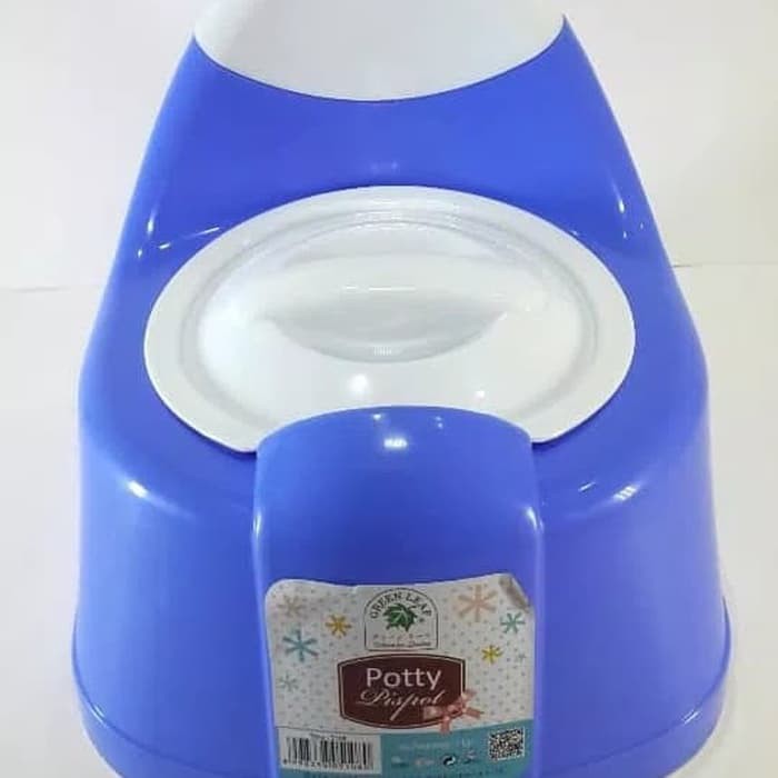 Potty Training Portable Closet Duduk Anak Pispot Green Leaf 5108