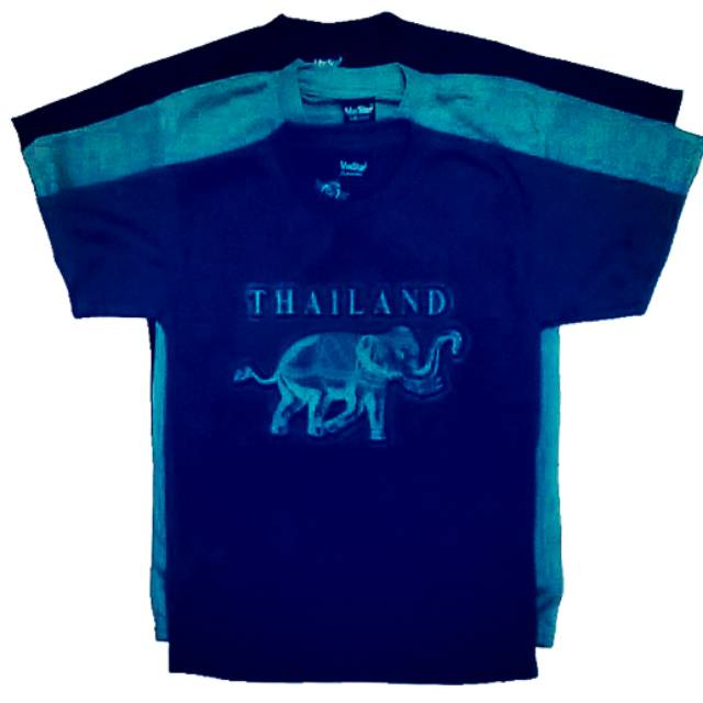 Kaos thailand souvenir thailand Tshirt thailand gajah thailand emboss premium