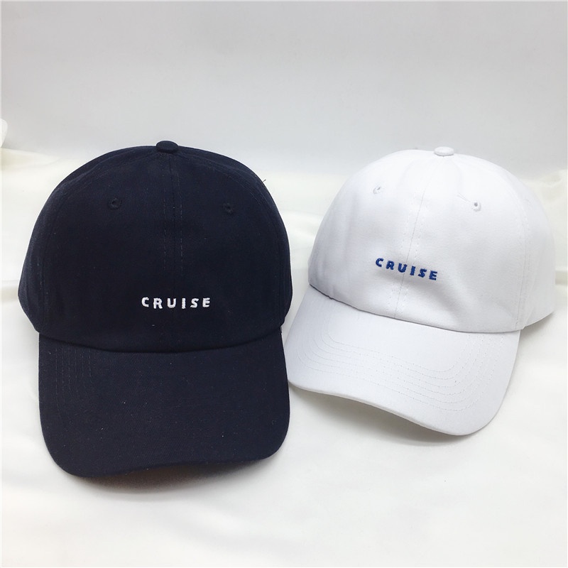 TERLARIS COD Topi Baseball Bordir Gaya Korea Pria Wanita Model Smile Senyum Distro