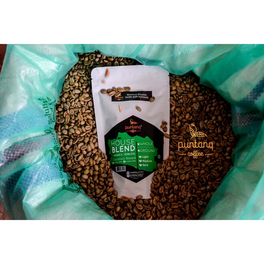 

Kopi asli BLEND arabika robusta kiloan puntang coffee 500Gram