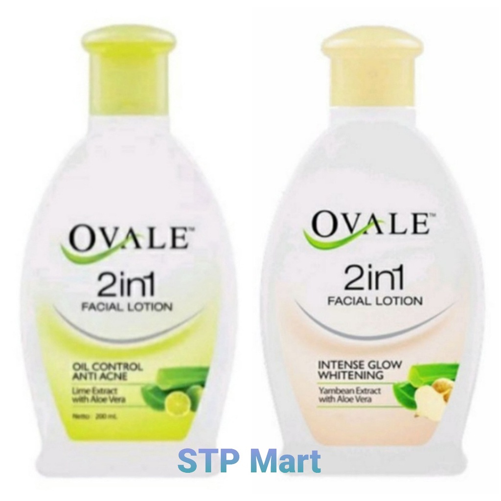 Jual OVALE FACIAL LOTION 2 IN 1 100 ORIGINAL 200ML Shopee Indonesia