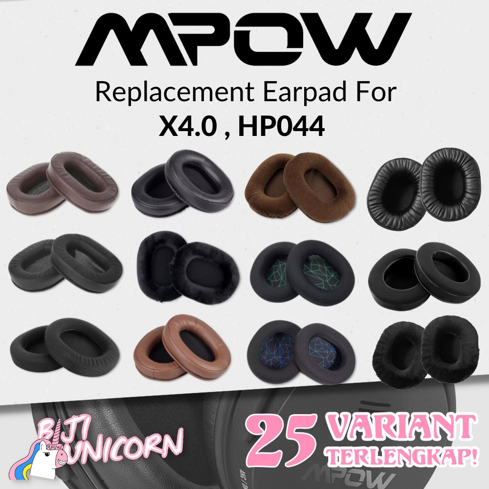 Earcup Earpad Ear Cushion MPOW X4.0 HP044 HP044A Busa Foam Bantalan