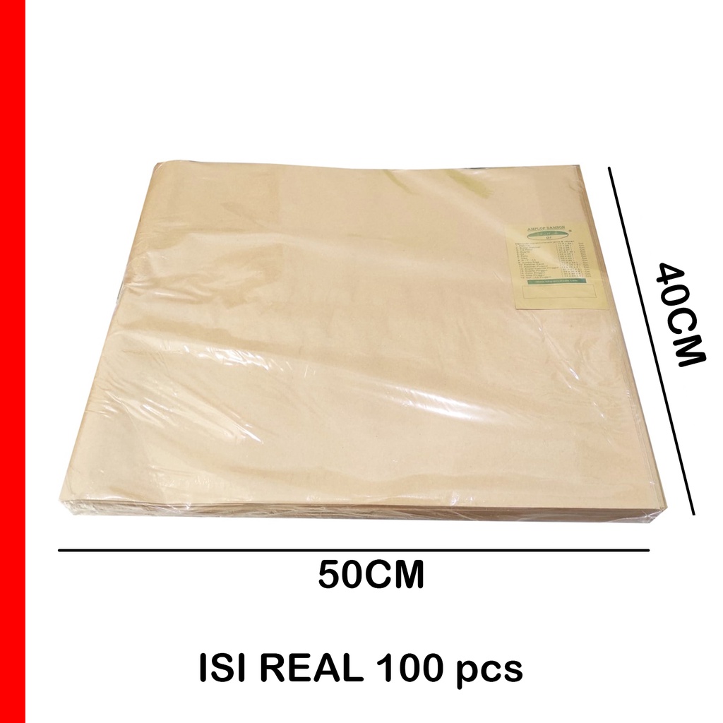 

Amplop Coklat Jumbo Q1 40x50cm / Jumbo Map