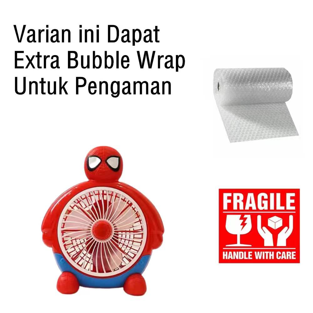 kipas Angin Karater 10inch/Kipas angin meja listrik-Extra Bubble SPMAN