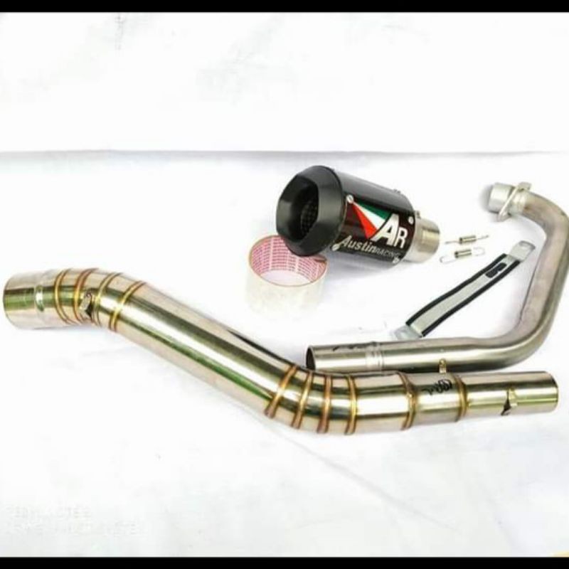 Knalpot AUSTIN Racing R15 V3 R15 V2 VIXION CBR 150R CB150R GSX VERZA TIGER BYSON SONIC FU MX KING