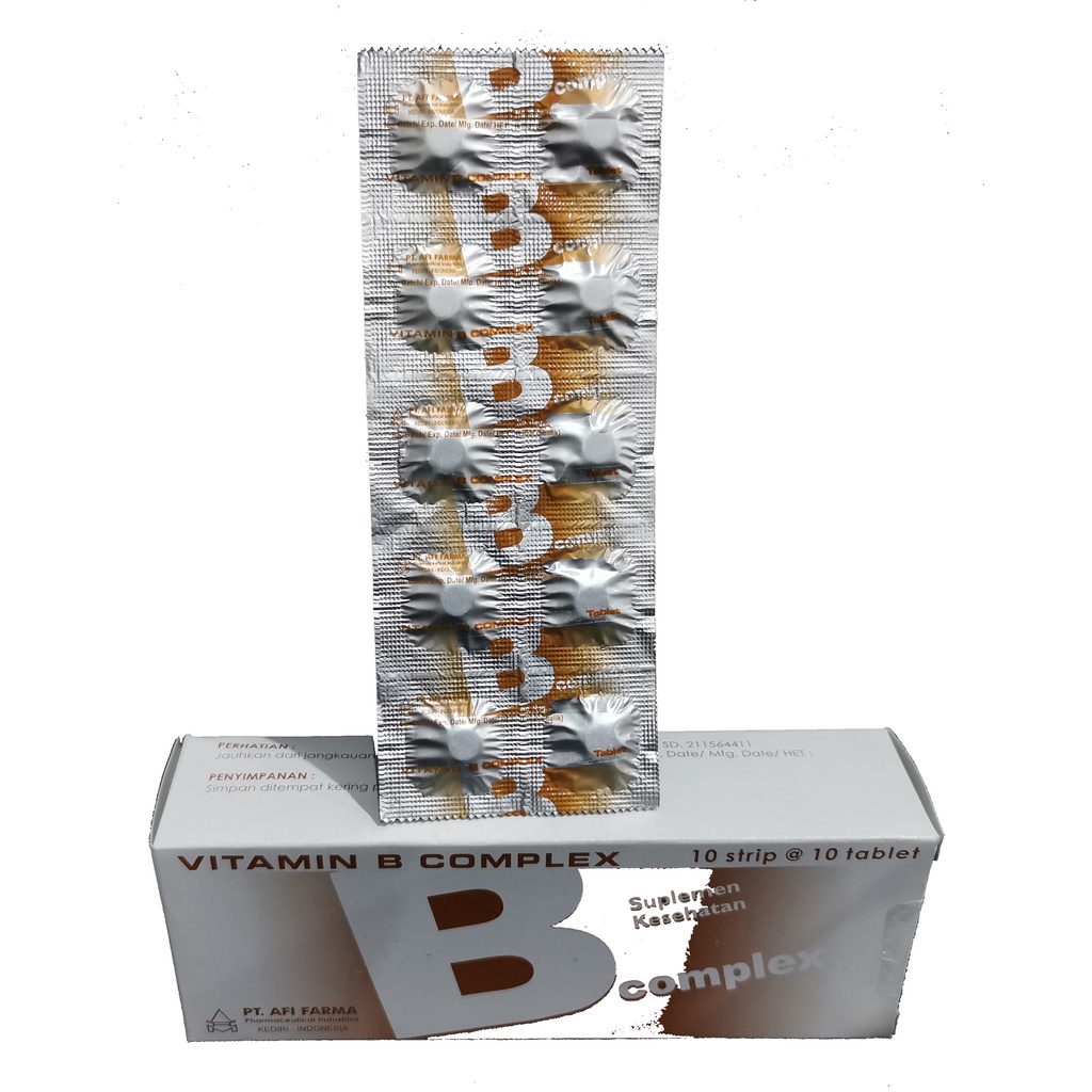 Vitamin B Complex per strip isi 10 tablet