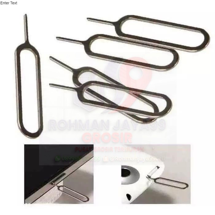 JARUM SIM CARD HANDPHONE PIN CARD MEMORY NOSSY EJECTOR TUSUK PEMBUKA HP 100% ORIGINAL GARANSI RESMI