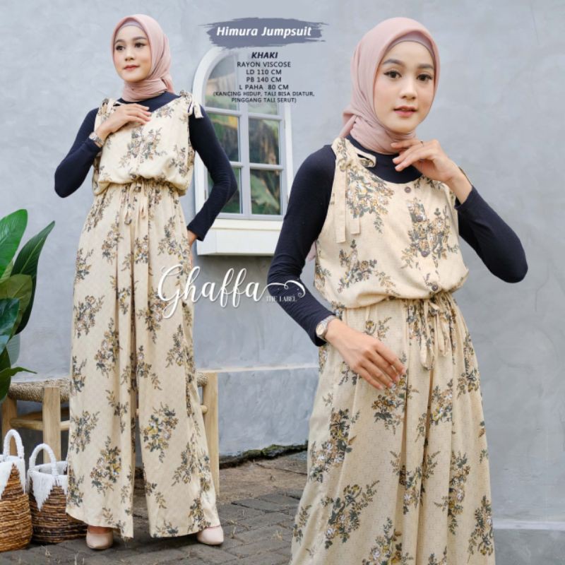 HIMURA JUMPSUIT GHAFFA THE LABEL BAHAN VISCOSE