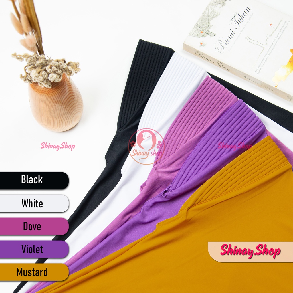 Hijab Bergo Jersy sport premium hijab olehraga voli ukuran S-3