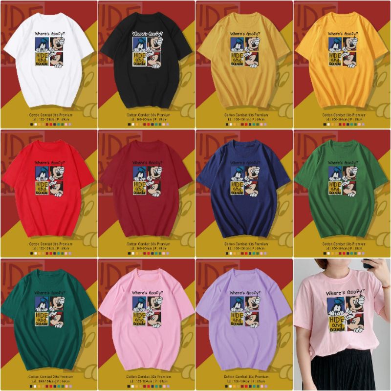 T-SHIRT / TUMBLR KAOS WHERE's GOOFY OVERSIZE PREMIUM
