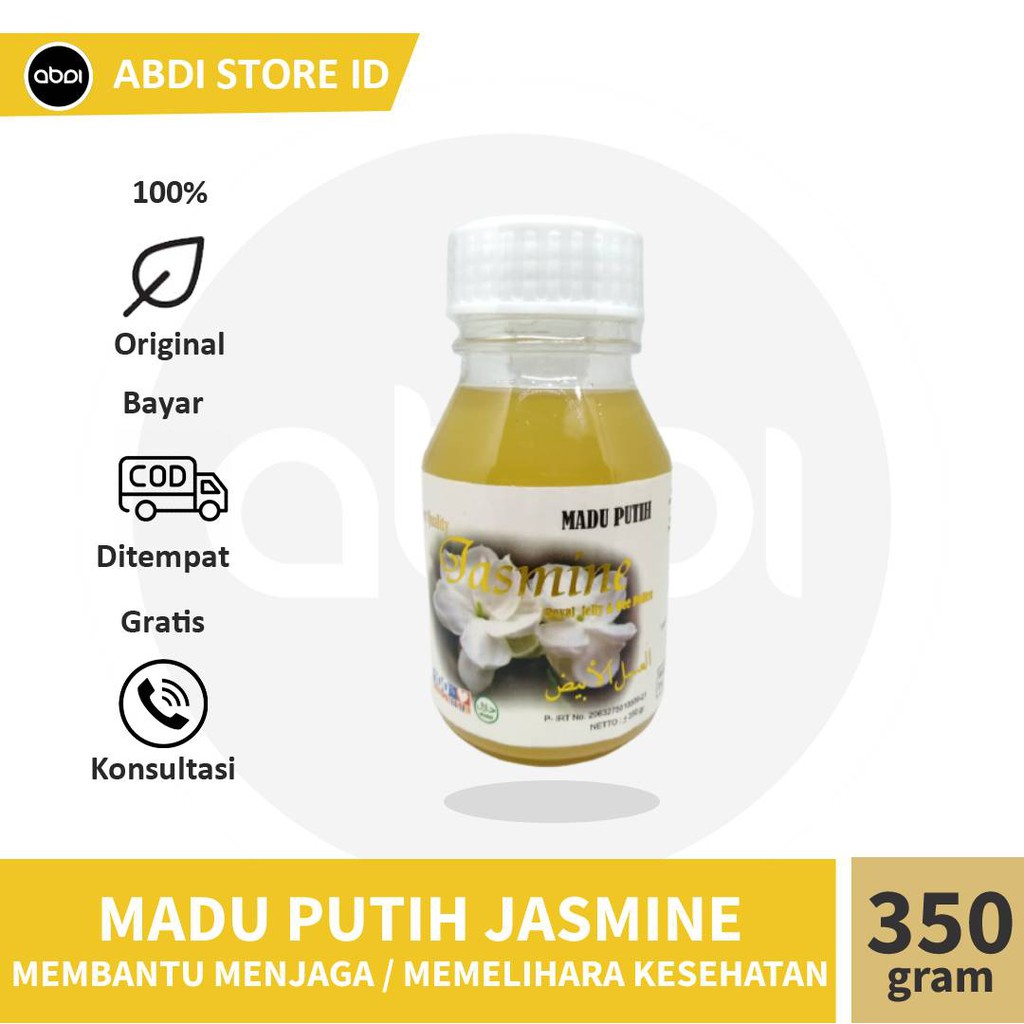 

Madu Putih Hutan Sumbawa + Bee Pollen + Royal Jelly Jasmine 350 Gram