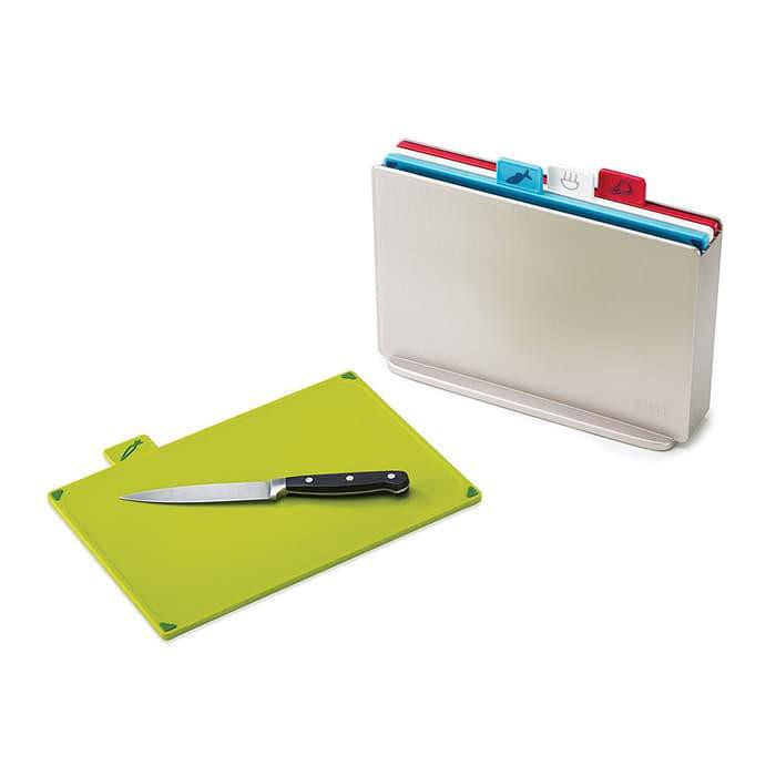 JOSEPH JOSEPH TALENAN SET INDEX CHOPPING BOARD REGULAR SILVER ORIGINAL