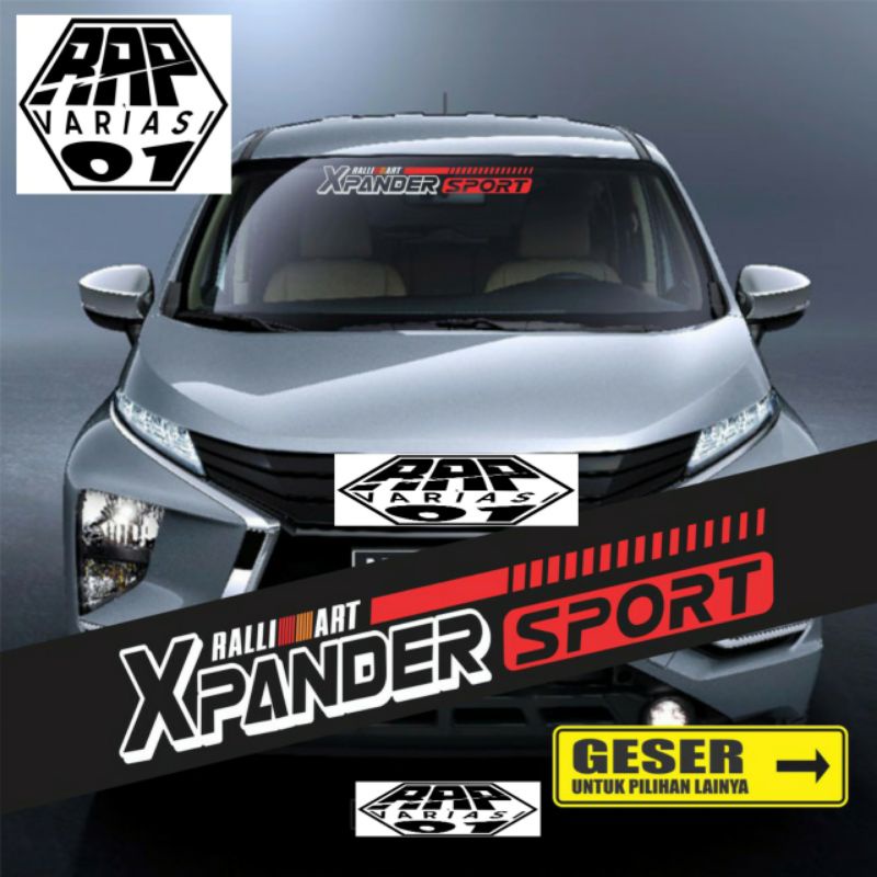 stiker kaca depa X Pander, stiker cutting mobil