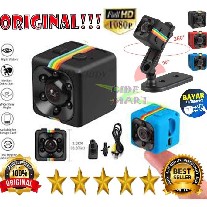 Camera Mini Spy Camera Pengintai Mini Dv Sq8 Full 1080 Hd