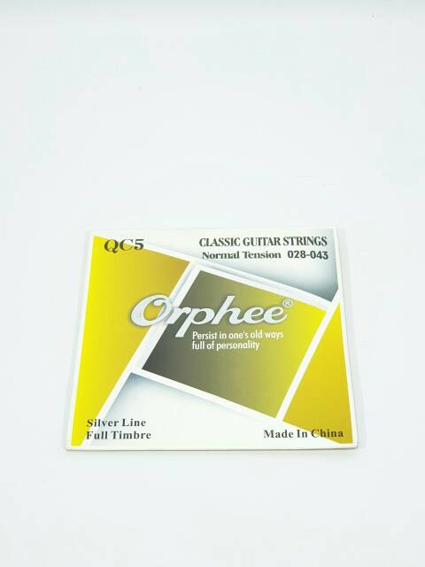 Senar Nylon untuk Gitar Classic Merk Orphee Normal Tension dan Hard Tension Murah Jakarta