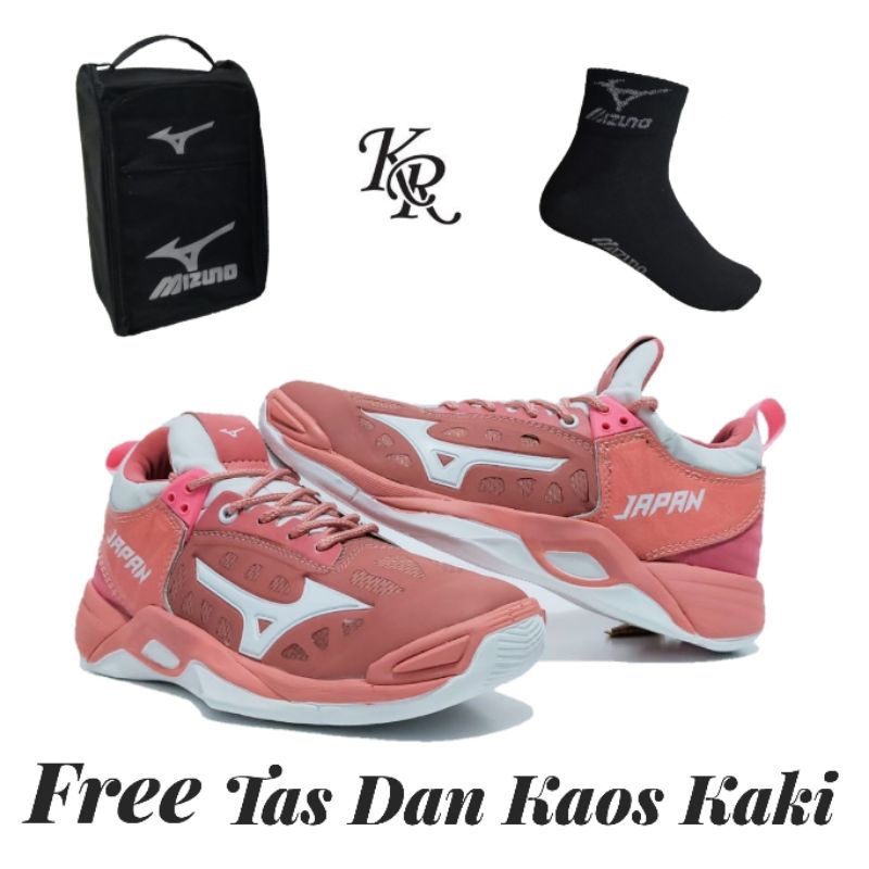 Sepatu Mizuno Wave Momentum Japan/Sepatu Volly Cewek/Sepatu Mizuno Terbaru/Sepatu Mizuno Wave Voltag