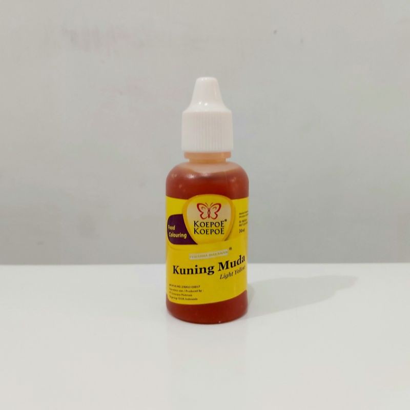 Koepoe Koepoe Pewarna Makanan Kuning Muda 30 ml