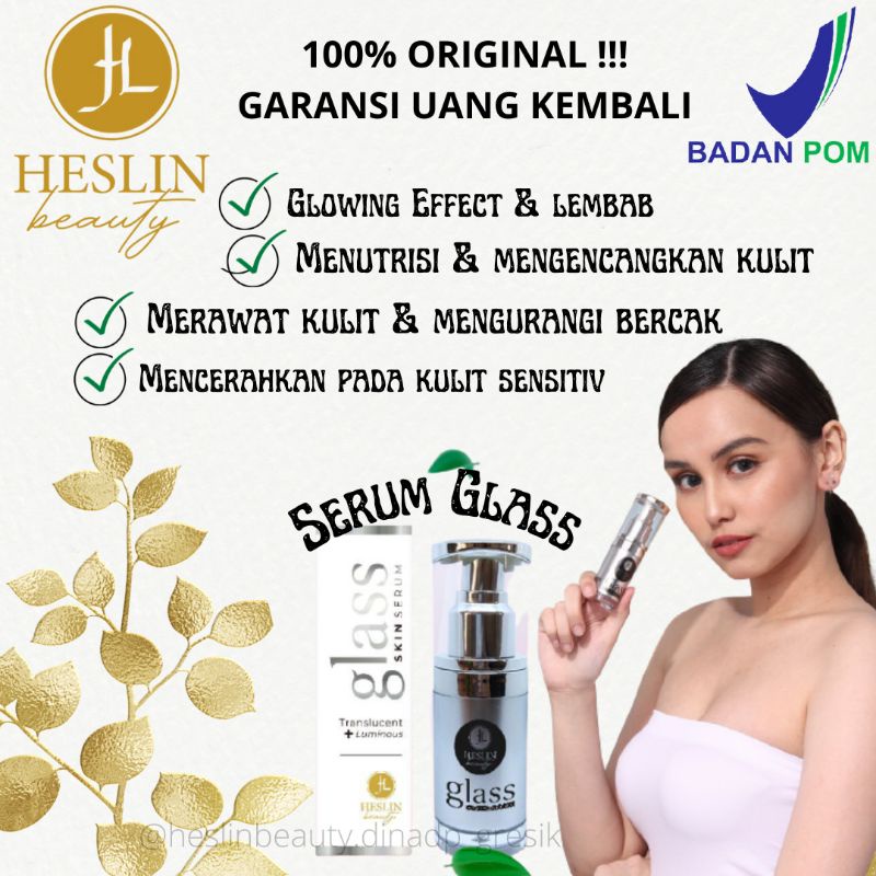 SERUM GLASS FLEK HITAM HESLIN BEAUTY ORIGINAL 100% (AMAN BUMIL BUSUI)