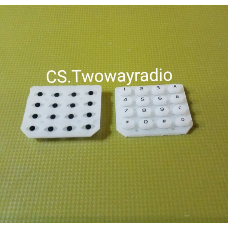 Keypad HT Alinco DJA10 DJW10 DJW35 -  Kipet tombol karet W10 A10 W35 HANDY TALKY