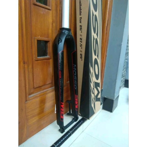 Fork Garpu Sepeda Mosso Rigid Bike Bicycle Front Fork Seri M6 M5 M5L Blac Red Gray Abu Abu merah Biru Hijau Hitam Moso