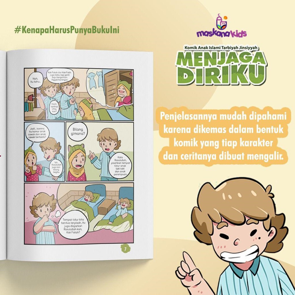 Komik Anak Islami Menjaga Diriku (Full Color)