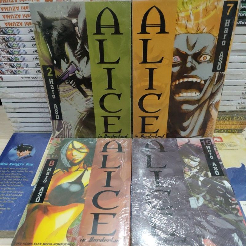 komik baru &amp; original segel - alice in borderland vol 2,8,7,9,15,16