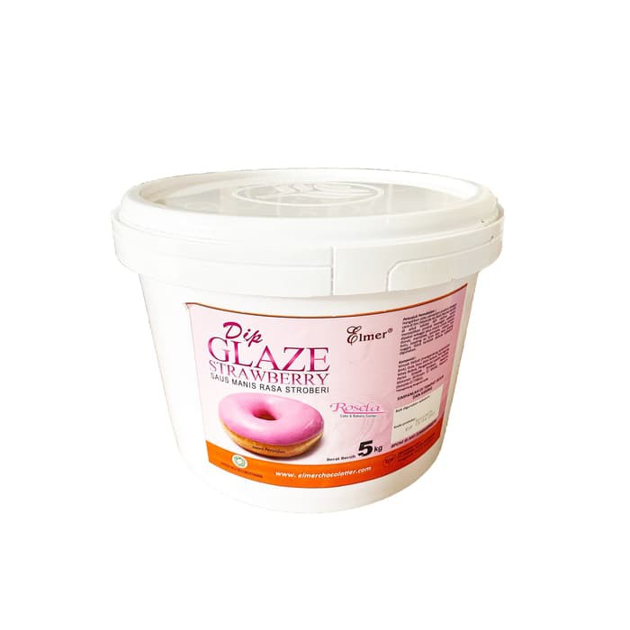 

Elmer Dip Glaze Strawberry 5 Kg / Glaze Stroberi Elmer