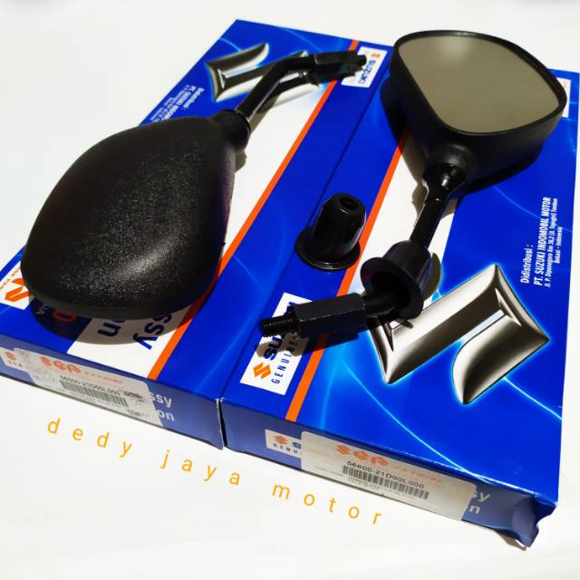 KACA SPION suzuki  satria 2tak hiu lumba, shogun 110 smash old lama spin Drat 12 original sgp 100%