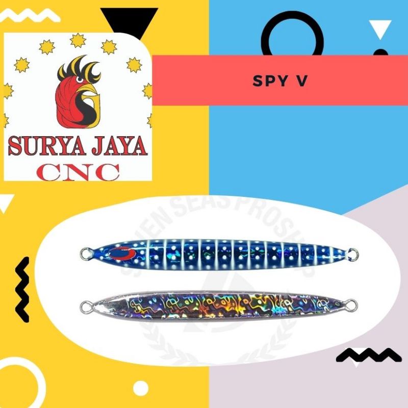 Cetakan Metal Jig SPY V 400,500Gram
