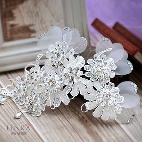 [SIAP KIRIM] WEDDING HEADPIECE AKSESORIS RAMBUT PENGANTIN WANITA AWM007