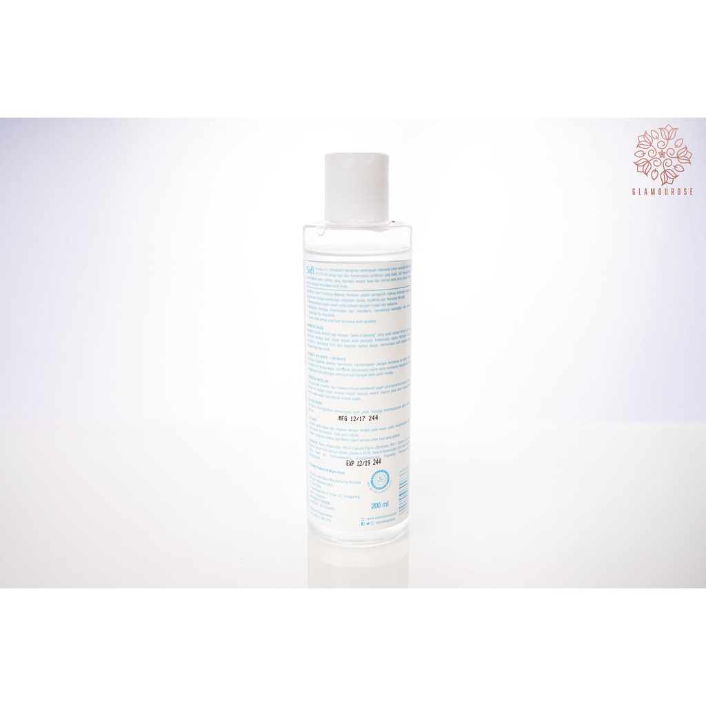 ❤️Glamouroseshop❤️ Safi White Expert Purifying MakeUp Remover Perfectly Bright 200 ml(BIG)