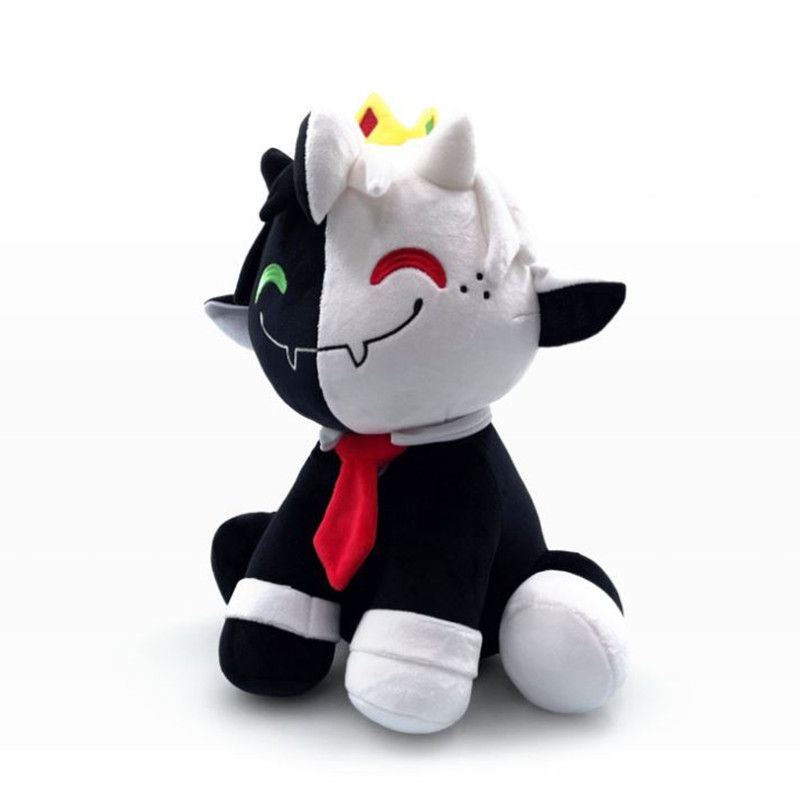 30cm New Ranboo Sit Cute Plush Toys Black And White Sheep Doll Youtube Netflix Around Gift Small sheep doll