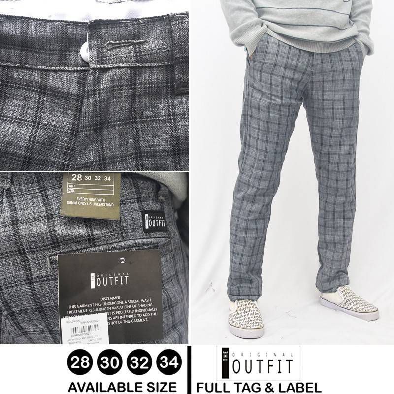 Celana Panjang Tartan  / Celana Kotak Kotak Premium Original Outfit / Celana Chino Tartan