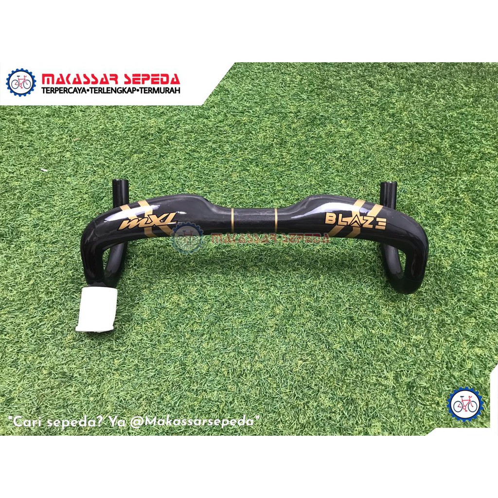 HANDLEBAR DROPBAR SEPEDA BALAP MXL BLAZE CARBON