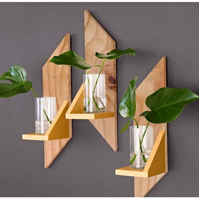 RAK DINDING TEMPEL MODERN RAK DINDING TEMPAT BUNGA RAK DINDING MINIMALIS RAK DINDING UNIK