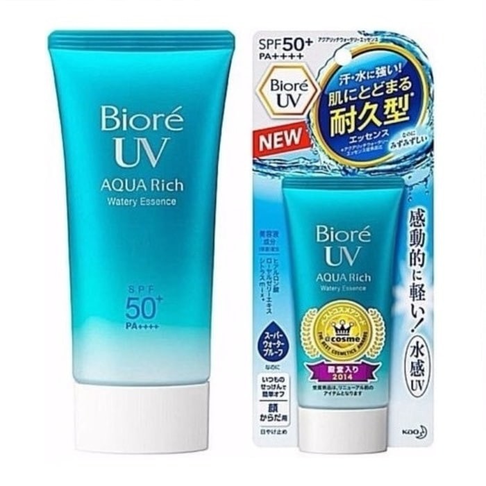 [Hazelcare] BPOM Sunscreen Biore UV Aqua Rich Watery Essence / Fresh &amp; Bright / Botanical Peony / Gel / Athlizm SPF 50+/PA++++