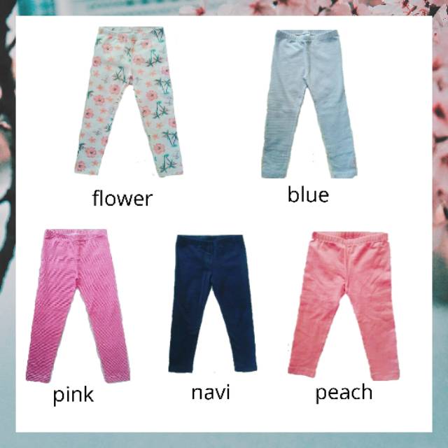 2y-8y Legging target essentials legging anak branded murah baju harian anak celana legging anak