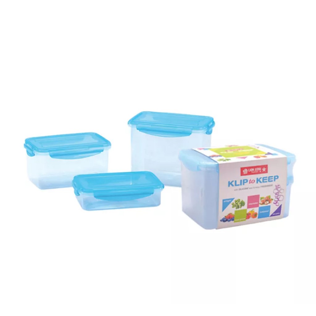 Lion Star Klip To Keep Value Pack Set 3 KK92/Toples Set Plastik