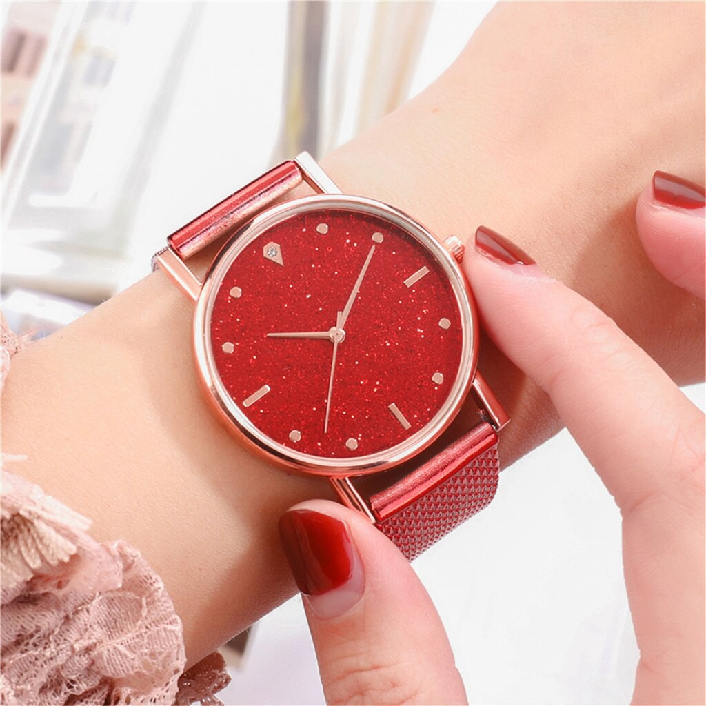 Swopply J175 Jam Tangan Rantai Wanita Jam Analog Glossy Watch