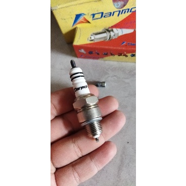 busi pendek motor 2 tak vespa dan bebek lainya brand danmotor