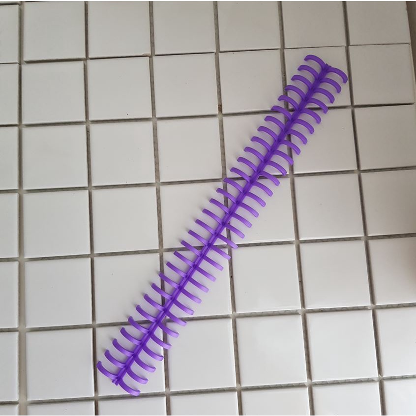 

Ring Flashee Binder DIY Spiral Binder Strip Loose Leaf Binding Strip Ungu Violet