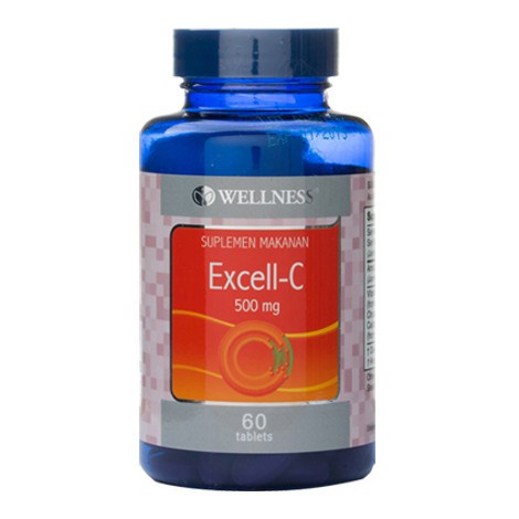 Wellness Excell-C 500 Mg Suplemen Kesehatan - 60 Tablet