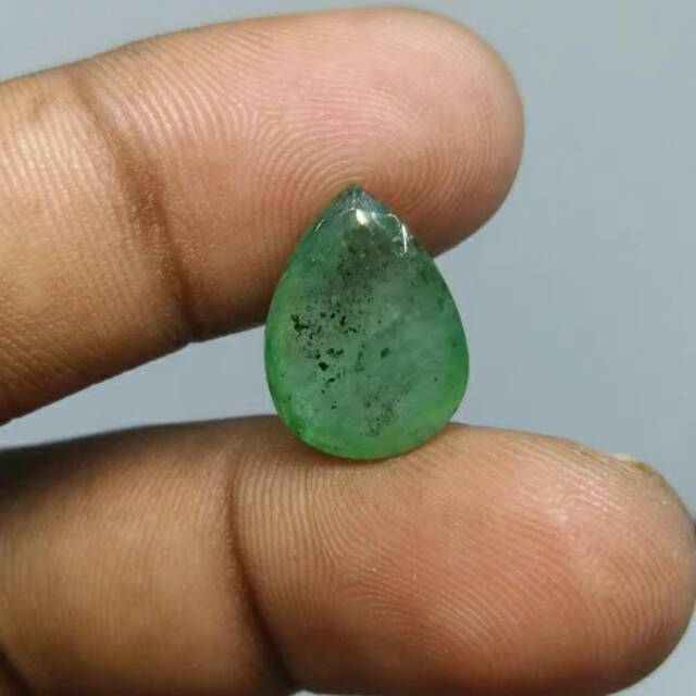 Natural Emerald Beryl Jamrud Batu Zamrud Asli Batu Jamrud Ct 7